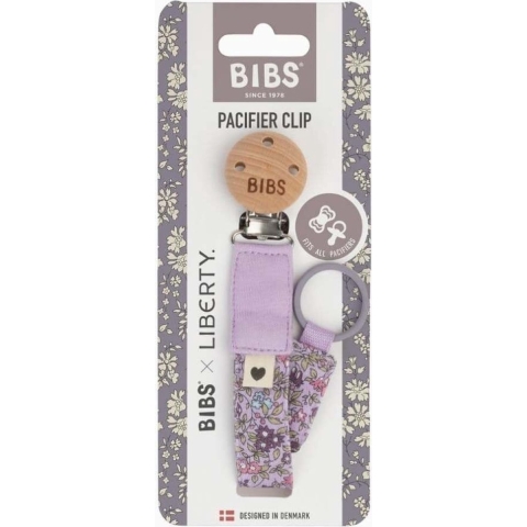 BIBS X Liberty Speenketting - Bloemen - Violet Sky - BIBS - OneSize - Speenketting