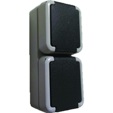 Peha SWD opbouw stopcontact PEHA dubbel verticaal - 4657961