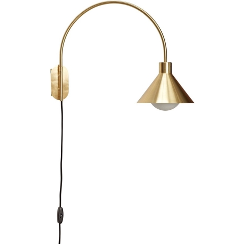 Hübsch - Pipe Wandlamp Brass