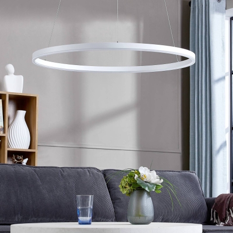 Arcchio - Albiona Hanglamp Ø80 Hvid