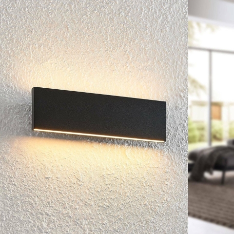 Lindby - Ignazia Wandlamp Black