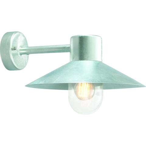 Norlys - Lund Buiten Wandlamp Verzinkt