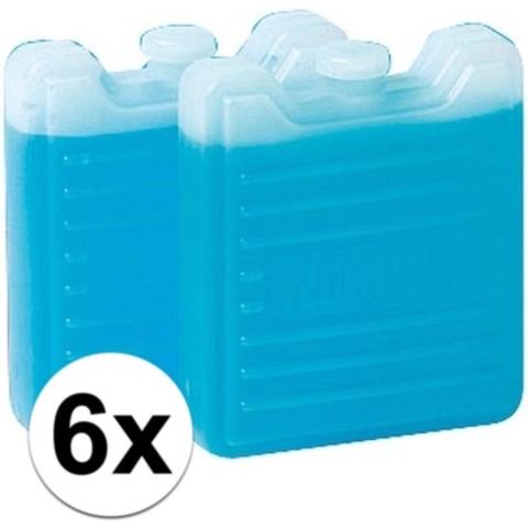 Thermos Mini koelelementen - 2x stuks - 100 gram - 8 x 9 x 2.3 cm - Koelen -