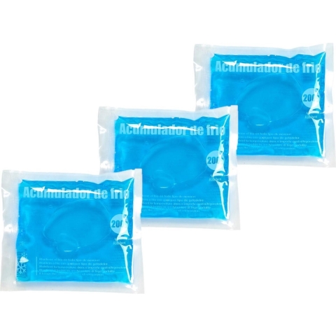 Koelelement - Set van 8x stuks - flexibel - 15 x 13 x 2 cm - herbruikbaar - icepack -