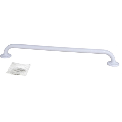 Badkamer handgreep - wit - 60 cm - RVS metaal - douche wand handgrepen -