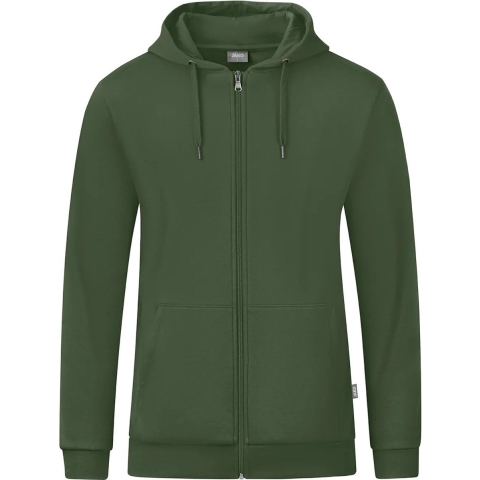 JAKO C6820D Jas Met Kap Organic Dames - Olijf - 38