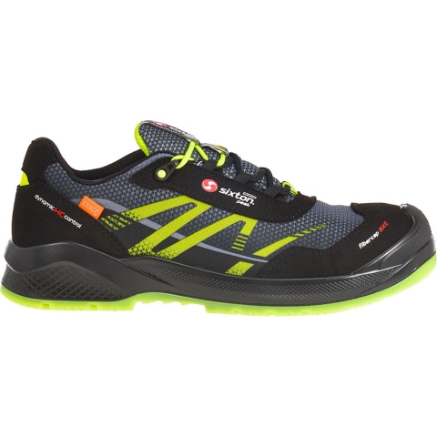 Sixton Peak Tempra 43461-02 S3 | Zwart/Geel | Maat 44 - 8053470570728