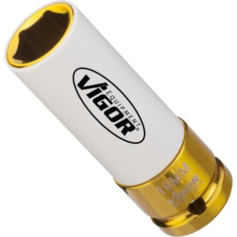 Vigor V2473 Dop (zeskant) Kracht-dopsleutelinzet 19 mm 1/2 (12.5 mm)