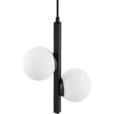 Lucande - Emarin Hanglamp Black/Opal