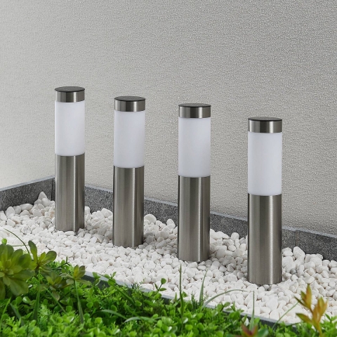 Lindby - Sirita Solar Cell Lamp 4 pcs. H31 Silver