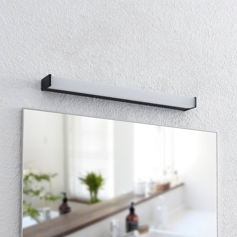Lindby - Ulisan LED Wandlamp IP44 L58,8 Matt Black/White