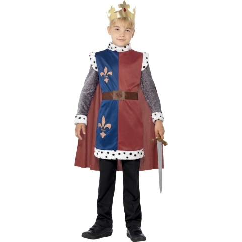 Koning Arthur kostuum voor kinderen 145-158 (10-12 jaar) -