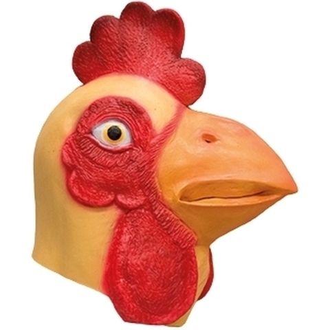 Dierenmasker kip - latex - volwassenen - kippenmasker - feestmasker - Carnaval -