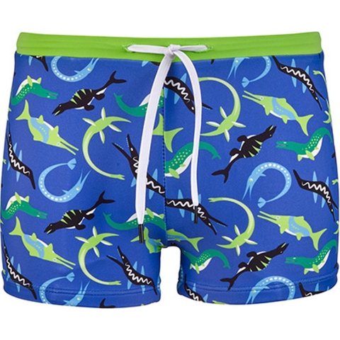 BECO Zwemslips - Ocean Dinos - UV50+ - Blauw - BECO - 3 jaar (98) - Badmode