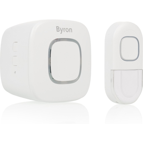 Byron DBY-24721 Complete set voor Draadloze deurbel Met knipperlicht, Met USB-aansluiting