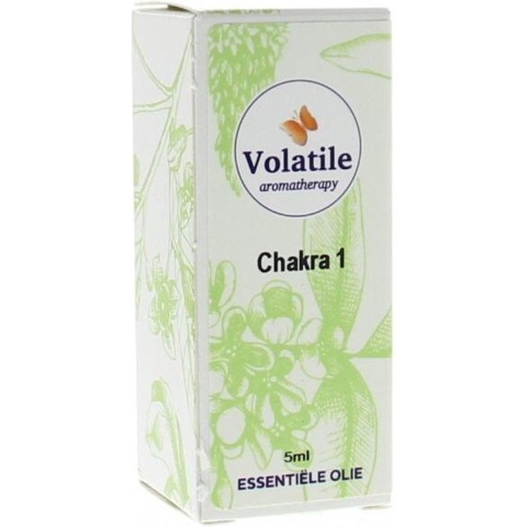 Volatile Chakra 1: Stuit-, Basis- Of Wortelchakra Olie 5ml