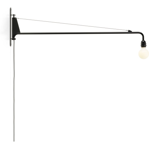 Vitra - Petite Potence Wandlamp Zwart