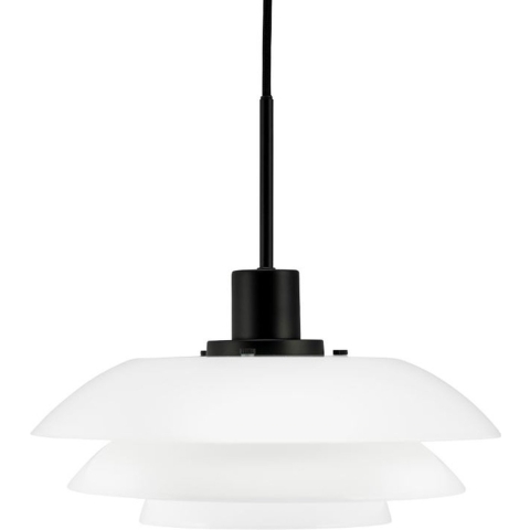 Dyberg Larsen - DL31 Hanglamp Opal/Black DybergLarsen