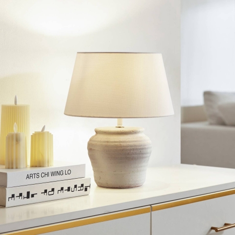 Lindby - Aelith Tafellamp Ø30 White