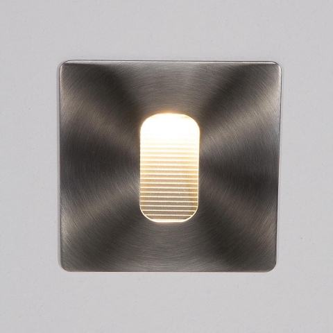 Lucande - Telke LED Square Buiten Inbouw Wandverlichting Steel