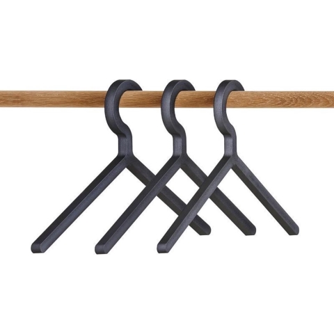 Woud - Illusion Hanger Set of 3 Black