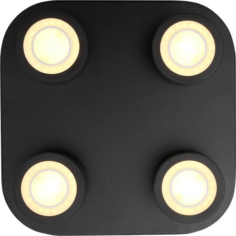 Nordlux - Clyde 4-Spot Plafondlamp Black
