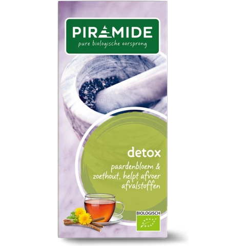 6x Piramide Detoxthee 20 stuks