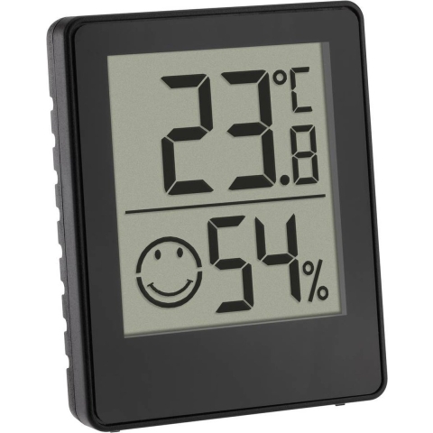 TFA Dostmann Digitales Thermo-Hygrometer 30.5039.01.03 Thermo- en hygrometer Zwart