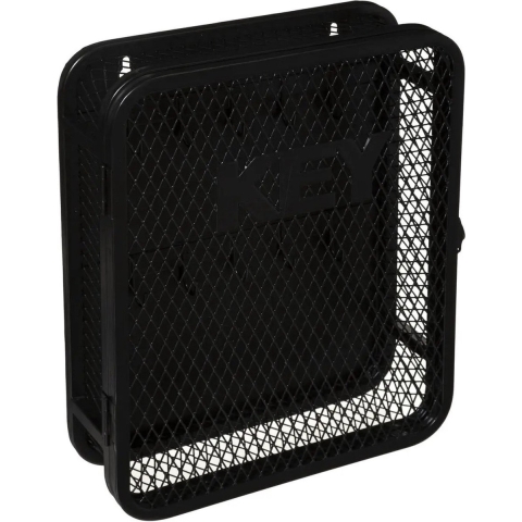 Atmosphera Sleutelkastje - metaal - zwart - 32 cm - tot 10 sleutels - industrieel -