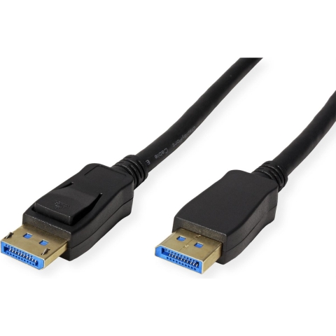 ROLINE DisplayPort-kabel, v2.0, DP M - M, zwart, 1 m