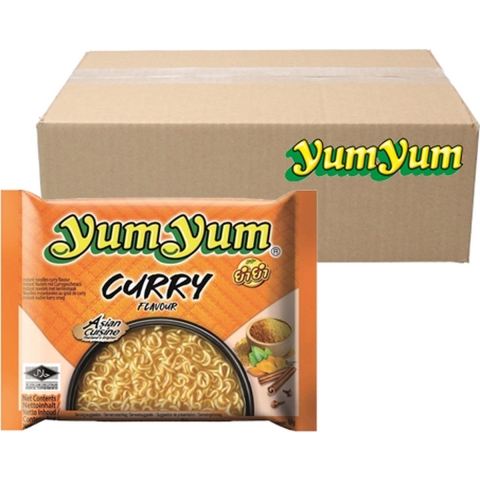 30x Yum Yum Noodles Soep Pak Curry 60 gr