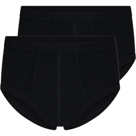 Beeren heren slip ondergoed katoen zwart klassiek 4-pack Maat L -