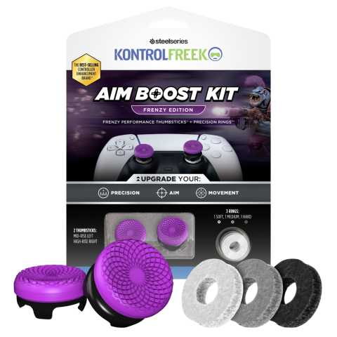 Kontrolfreek Frenzy Aim Boost Kit Duimstokken - Paars/zwart
