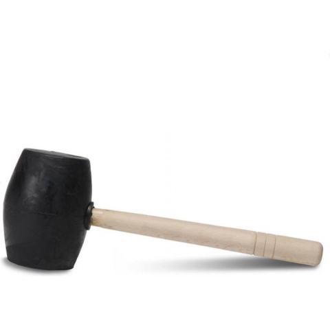 Rubi Zwarte Zachte Rubber Hamer | 750 Gram - 88553