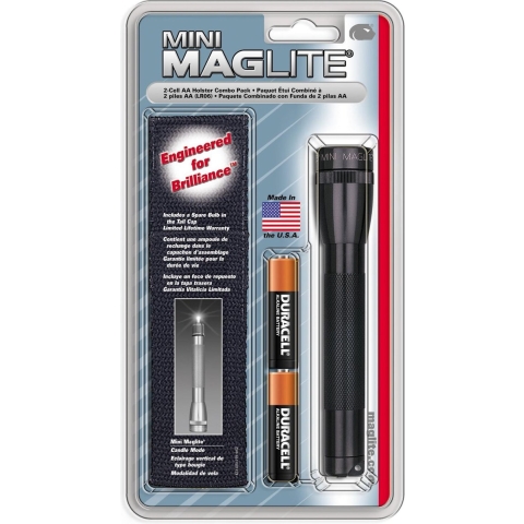 Mag-Lite Mini 2 AA Zaklamp werkt op batterijen Krypton 12 lm 5.5 h 107 g