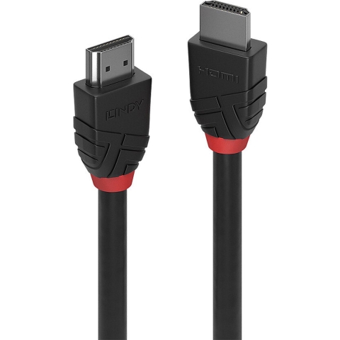 LINDY 36467 HDMI-kabel HDMI Aansluitkabel HDMI-A-stekker, HDMI-A-stekker 7.50 m Zwart 4K UHD