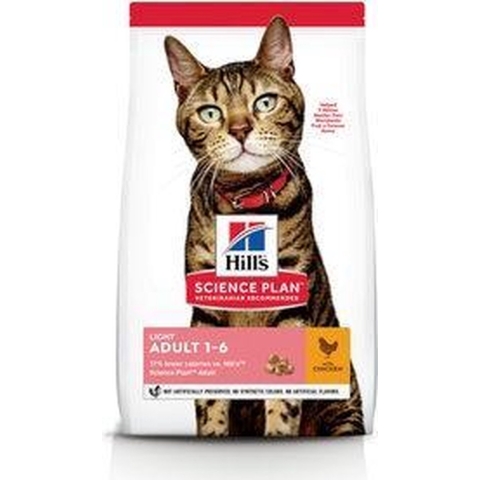 Hill's Adult Light met kip kattenvoer 10 kg