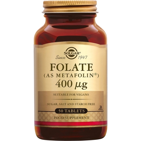 Solgar Folate (Folaat) 400 mcg Tabletten