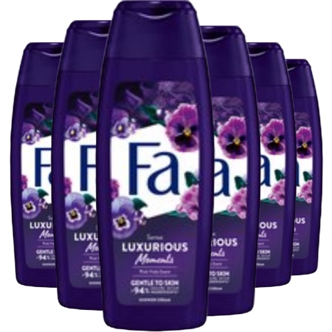 6x Fa Douchecrème Luxurious Moments 250 ml