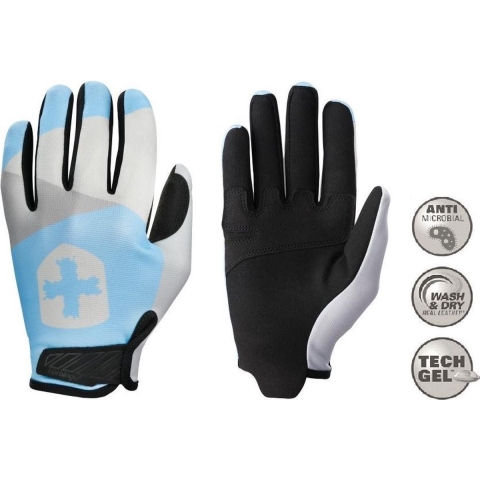 Harbinger Women's Shield Protect Fitness Handschoenen - Blauw/Grijs - S