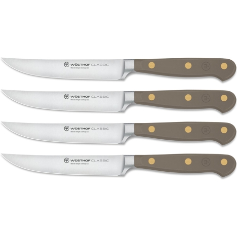 Wusthof - Classic Steakmessenset 4-delig Velvet Oyster