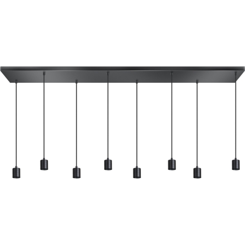 ETH Origin - Hanglamp Zonder Glas - 160 X 30 X 200 Cm - Zwart