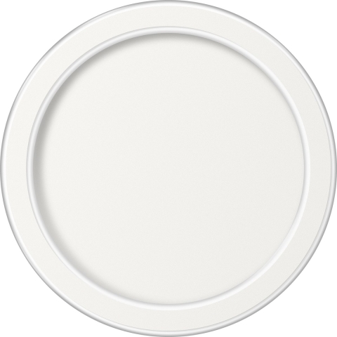 ETH Loïs - Plafonnieres - Ø 23 X 5 Cm - 3 Stappen Dimbaar - 15W LED Incl. - IP44 - Wit