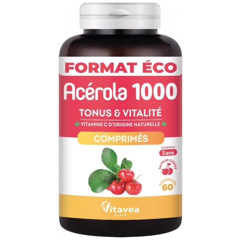 Nutrisanté Acérola 1000 | 60 kauwtabletten