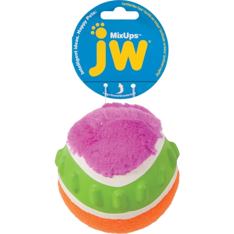 JW Mixups Ribbed Ball L 10 cm