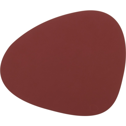 LIND DNA - Dinner Mat Curve - Placemat 37x44 cm Nupo Red