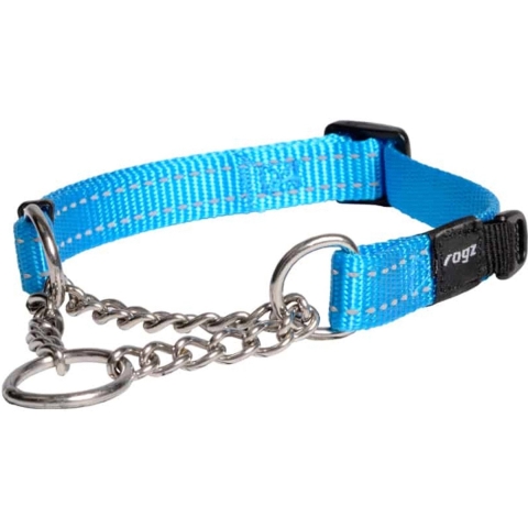 Rogz for dogs Rogz for dogs lumberjack halfslip halsband turquoise