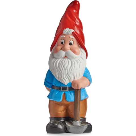 Tuinkabouter beeldje Dwerg met rode muts - Keramiek - 50 cm -