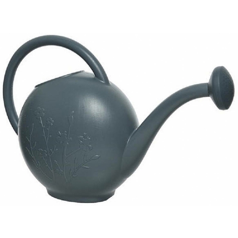 Decoris Gieter - grijs - met broeskop - 8 liter - kunststof - 52 cm -
