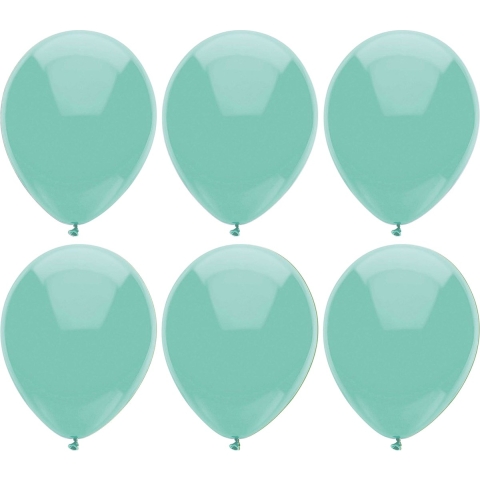Ballonnen verjaardag/thema feest - 300x stuks - mintgroen - 29 cm -